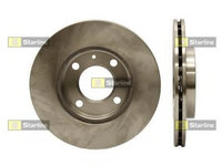 Disc frana PB 2009 STARLINE pentru Audi Coupe Audi 80 Vw Golf Vw Rabbit Vw Jetta Vw Dasher Vw Passat Vw Carat Vw Corsar Vw Quantum Vw Santana Vw Scirocco Vw Vento Vw Polo Seat Ibiza Seat Cordoba Vw Derby Vw Flight Audi Fox