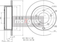 Disc frana pentru MITSUBISHI LANCER MITSUBISHI Lancer VIII Sedan (CY_A, CZ_A) ( 03.2007 - ...) OE 4615A194