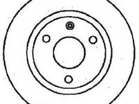 Disc frana PEUGEOT 106 I 1A 1C JURID 561359J