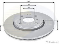 Disc frana PEUGEOT 107 (2005 - 2016) COMLINE ADC1561V