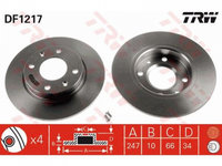 Disc frana Peugeot 205 caroserie 1983-1990 #2 08298510