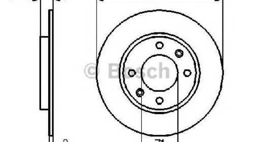 Disc frana PEUGEOT 206 SW ( 2E/K ) 07/2002 - 