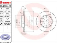 Disc frana PEUGEOT 206 SW (2E/K) (2002 - 2020) BREMBO 08.2985.10