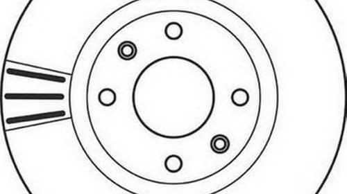 Disc frana PEUGEOT 3008 JURID 562129JC