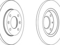 Disc frana PEUGEOT 306 hatchback (7A, 7C, N3, N5), PEUGEOT 306 limuzina (7B, N3, N5), Citroen XSARA (N1) - WAGNER WGR0995-1