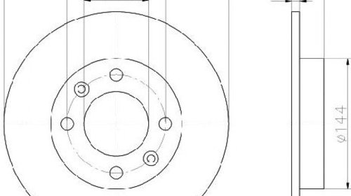 Disc frana PEUGEOT 307 ( 3A/C ) 08/2000 - 201