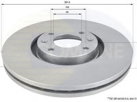 Disc frana PEUGEOT 307 (3A/C) (2000 - 2016) COMLINE ADC1574V piesa NOUA