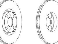 Disc frana PEUGEOT 307 3A C FERODO DDF1442