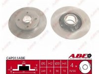 Disc frana PEUGEOT 307 CC (3B) (2003 - 2016) ABE C4P011ABE