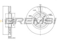 Disc frana PEUGEOT 307 CC 3B BREMSI DBB152V