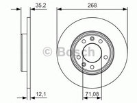 Disc frana PEUGEOT 308 II - OEM - MAXGEAR: 19-4649 - LIVRARE DIN STOC in 24 ore!!!