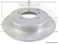 Disc frana PEUGEOT 4007 (GP) (2007 - 2016) COMLINE ADC1586 piesa NOUA