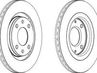 Disc frana PEUGEOT 405   (15B) (1987 - 1993) FERODO DDF192-1