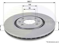 Disc frana PEUGEOT 406 8B COMLINE ADC1509V