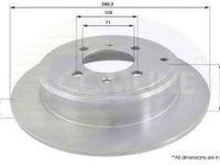 Disc frana PEUGEOT 406 8B COMLINE ADC1524