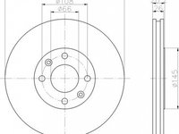 Disc frana PEUGEOT 406 8B TEXTAR 92078703