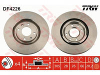 Disc frana Peugeot 406 cupe (8C) 1997-2004 #2 09739811