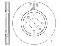 Disc frana PEUGEOT 406 cupe 8C ROADHOUSE 6486.1