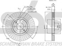 Disc frana PEUGEOT 406 cupe 8C SBS 1815203720