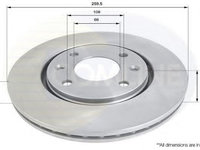 Disc frana PEUGEOT 406 Estate (8E/F) (1996 - 2004) COMLINE ADC1523V