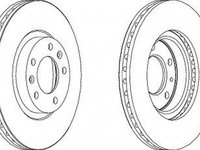 Disc frana PEUGEOT 407 cupe 6C FERODO DDF1132