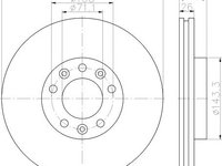 Disc frana PEUGEOT 407 cupe (6C_) - OEM - QUARO: QD3970 - Cod intern: W02605390 - LIVRARE DIN STOC in 24 ore!!!