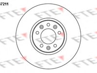 Disc frana PEUGEOT 407 limuzina (6D_), PEUGEOT 407 SW (6E_), PEUGEOT 407 cupe (6C_) - FTE BS7211