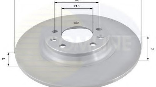 Disc frana PEUGEOT 407 SW (6E_) (2004 - 2016)