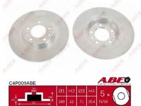 Disc frana PEUGEOT 508 SW (2010 - 2016) ABE C4P009ABE