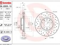 Disc frana PEUGEOT 508 SW (2010 - 2016) BREMBO 09.8303.1X piesa NOUA