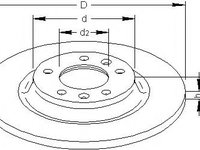 Disc frana PEUGEOT 607 limuzina (9D, 9U), PEUGEOT 407 limuzina (6D_), PEUGEOT 407 SW (6E_) - TOPRAN 721 186