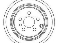 Disc frana PEUGEOT 806 (221), Citroen SYNERGIE (22, U6), FIAT ULYSSE (220) - JURID 561964J