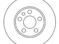 Disc frana PEUGEOT 806 (221), Citroen SYNERGIE (22, U6), FIAT ULYSSE (220) - JURID 562033J