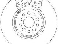 Disc frana PEUGEOT 807 (E), Citroen C8 (EA_, EB_), LANCIA PHEDRA (179) - JURID 562394J