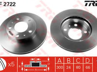 Disc frana PEUGEOT BOXER bus (230P) (1994 - 2002) QWP WBD109