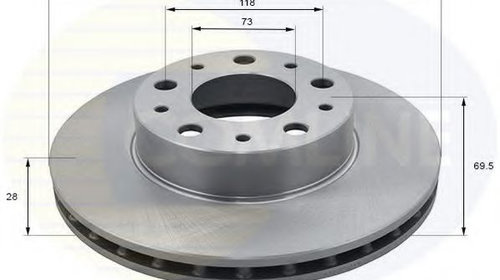 Disc frana PEUGEOT BOXER caroserie (2006 - 20