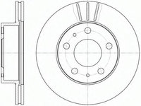 Disc frana PEUGEOT BOXER platou / sasiu (ZCT) (1994 - 2002) REMSA 6504.10 piesa NOUA