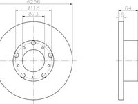 Disc frana PEUGEOT J5 bus (280P), Citroen C25 bus (280_, 290_), FIAT DUCATO caroserie (290) - TEXTAR 92034400