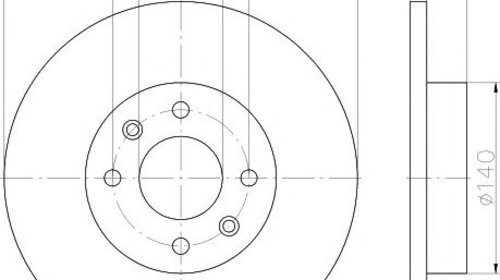 Disc frana plin punte fata RENAULT Twingo III