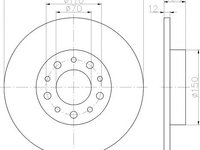 Disc frana plin punte spate ALFA ROMEO Giulietta Hatchback (940) (An fabricatie 04.2010 - ..., 105 - 241 CP, Diesel, Benzina, Benzina/Gaz petrolier (LPG)) - OEM - MAXGEAR: 19-1934 - LIVRARE DIN STOC in 24 ore!!!