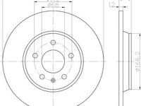 Disc frana plin punte spate (zincat) AUDI A7 Sportback (4KA) (An fabricatie 10.2017 - ..., 204 - 299 CP, Diesel/Electro, Benzina/Electro) - OEM - MAXGEAR: 19-2015 - LIVRARE DIN STOC in 24 ore!!!