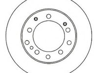 Disc frana PORSCHE 911 (964), PORSCHE 911 Cabriolet (964), PORSCHE 944 - JURID 561805J