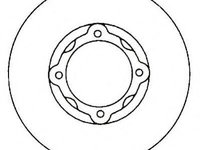 Disc frana PORSCHE 911 (964), PORSCHE 911 Cabriolet (964) - JURID 561818J