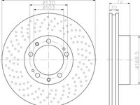 Disc frana PORSCHE 911 (993) - TEXTAR 92182210