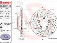 Disc frana PORSCHE 911 (996), PORSCHE 911 Cabriolet (996), PORSCHE 911 (997) - BREMBO 09.C092.11