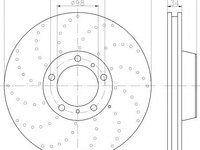 Disc frana PORSCHE 911 (997), PORSCHE 911 Cabriolet (997) - TEXTAR 92219210