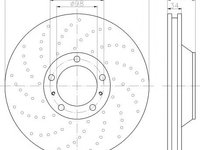 Disc frana PORSCHE 911 (997) - TEXTAR 92216710