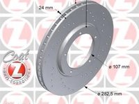 Disc frana PORSCHE 911, PORSCHE 911 Cabriolet - ZIMMERMANN 460.1504.52