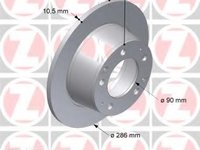 Disc frana PORSCHE 914 - ZIMMERMANN 460.1015.00