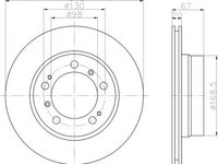 Disc frana PORSCHE BOXSTER (986) - MINTEX MDC1363